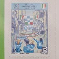 Francobollo terzo scudetto Napoli calcio 