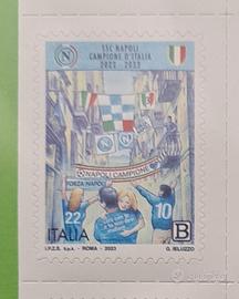 Francobollo terzo scudetto Napoli calcio 