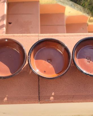 Ciotole in terra cotta