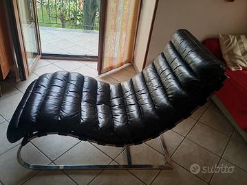 poltrona design vera pelle 