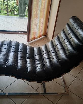 poltrona design vera pelle 