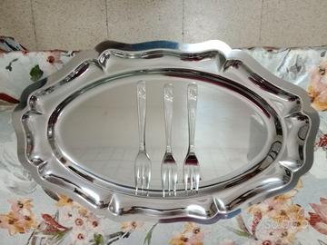 Vassoio in acciaio inox