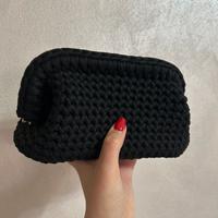 Clutch bag nera 20cm