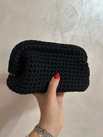 Clutch bag nera 20cm