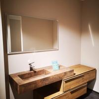 Lavabo bagno effetto pietra
