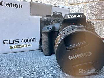 Canon  EOS 4000D + EF-S DC con Scheda 128 GB