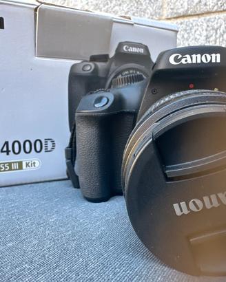 Canon  EOS 4000D + EF-S DC con Scheda 128 GB
