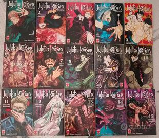 Jujutsu Kaisen lotto manga dal volume 1 a 15