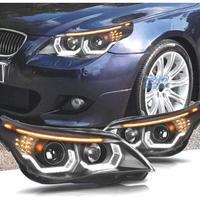 FARI BMW E60 E61 03-07 ANGEL EYES LED U HALO FONDO