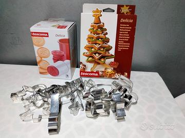 SET NATALIZIO TIMBRO PER BISCOTTI FORMINE E ALBERO