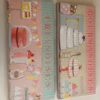 Set 2 quadretti Shabby