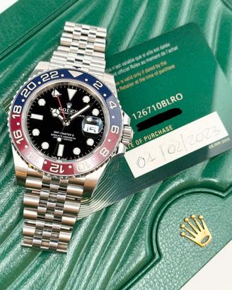 Rolex GMT-Master II Pepsi, Full set, Si Permute