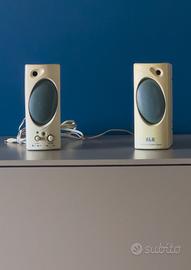 Casse altoparlanti per PC o Mac, cavo mini jack