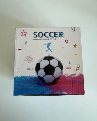 Gender Reveal Pallone da Calcio Polvere Blu e Rosa