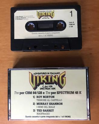 VIKING n. 1 - Commodore 64 C64 Spectrum - 1987