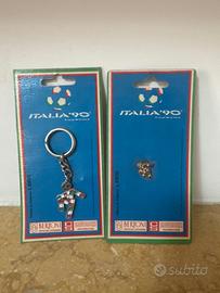 Lotto spilla portachiavi Italia 90 Mascotta Ciao B