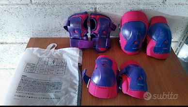 protezioni rollerblade bambina 6-10 anni