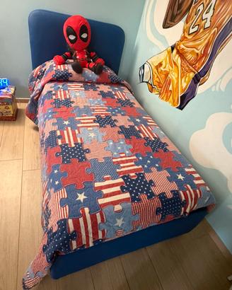 Letto singolo sfoderabile