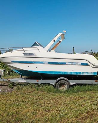 RIBASSO Manta 620 cabin SAVER barca semicabinato