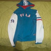 Felpa Fila Vintage "Team Sport" Blu – Ottime condi