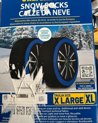 Neve calze omologate catene
