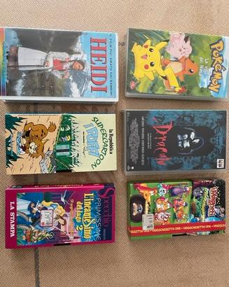 Videocassette cartoni animati