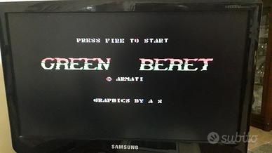CASSETTA GREEN BERET COMBAT  GIOCO PER COMMODORE