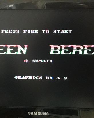 CASSETTA GREEN BERET COMBAT  GIOCO PER COMMODORE