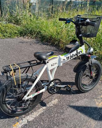 Italwin k2xl fat e bike elettrica
