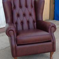 Poltrona Bergere' in pelle o velluto