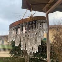 2 Lampadari  a gocce a cascata