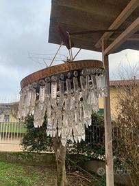 2 Lampadari  a gocce a cascata