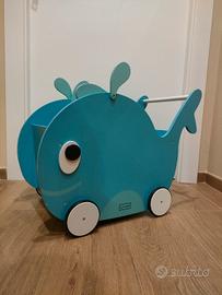 balena rocketbaby contenitore giocattolo 