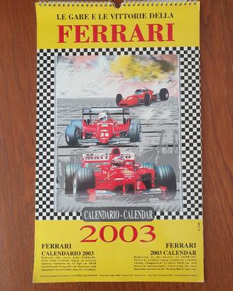 Calendario Ferrari 2003 "Le Gare e le Vittorie"
