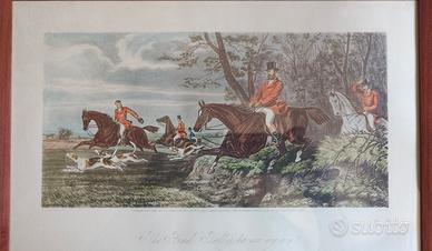 Stampe inglesi di caccia del 1800