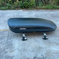 Baule da tetto MENABO' Marathon 460 litri dark