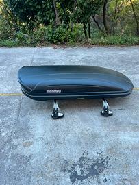 Baule da tetto MENABO' Marathon 460 litri dark