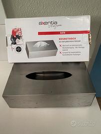 Scatola Porta fazzoletti, Acciaio Inox