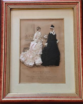 Quadro Antico "Revue de la Mode" 1878