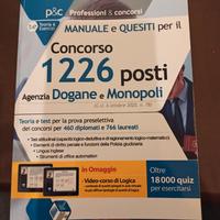 Manuale e quesiti per concorso agenzia dogane