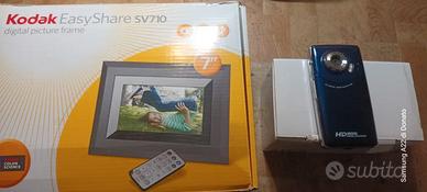 Cornice Kodak Easyshare SV710 più videocmera slim