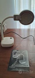 Lampada VELAMP LE004 con lente ingrandimento