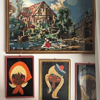 Quadro mezzo punto di Biancaneve a mezzo punto cor