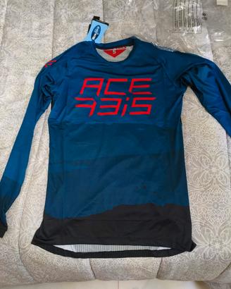 Maglia Acerbis bici/Mtb Flex Speed blu/nero nuova