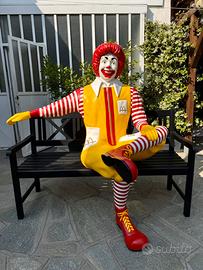 Ronald McDonald originale statua in resina vintage