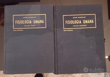 Fisiologia umana di Igino Spadolini - 2 volumi