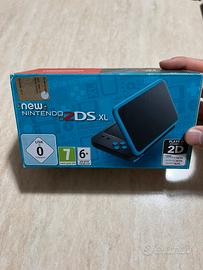 New Nintendo 2DS XL Nero/Turchese + SCATOLA