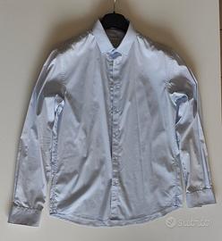 Camicia Manica Lunga, Azzurra, Taglia M, Celio