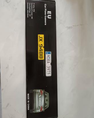Portatarga con retrocamera HD integrata+led nottur