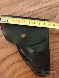 Fondina  per pistola in pelle marrone anni 40